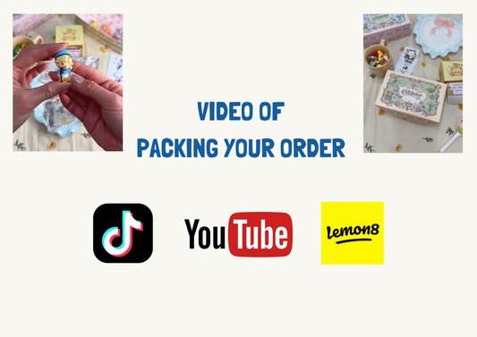 Packing Video of Your Order